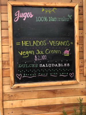 Vegan ice cream !!!  at Bless Yuz - Food Trailer in Puerto Varas