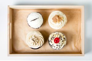 Cupcakes at Sweet Life American Bakery and Specialty Coffee Bar in Krakow