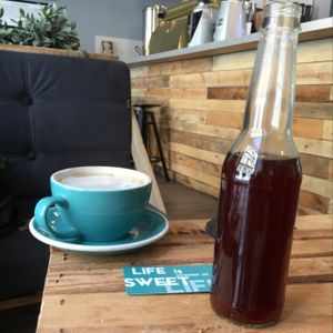 Cold brewed coffee. at Sweet Life American Bakery and Specialty Coffee Bar in Krakow