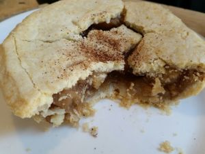 vegan apple pie at Sweet Life American Bakery and Specialty Coffee Bar in Krakow