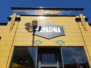 Kavarna store front at Kavarna Coffeehouse in Green Bay