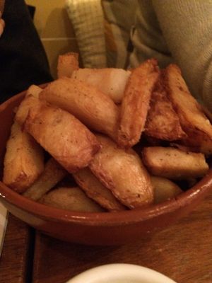 handcuy potato wedges at Lemon and Thyme in Mooloolaba