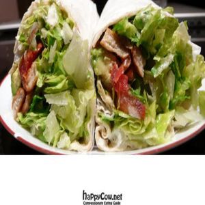 soy pepper steak wrap - photo by MR MEANER at Vegan Plate in Studio City