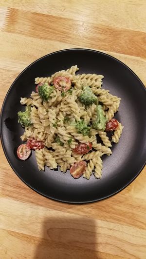 vegan alfredo pasta at Real Food Mont Kiara in Kuala Lumpur