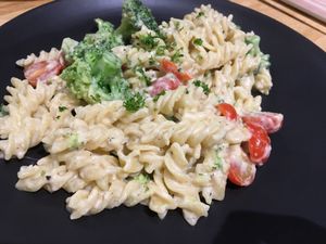 Vegan Alfredo pasta  at Real Food Mont Kiara in Kuala Lumpur