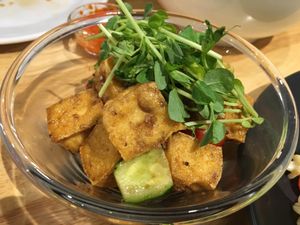 Basalmic beancurd  at Real Food Mont Kiara in Kuala Lumpur