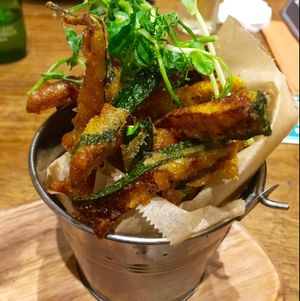 Courgette Fries at The Orange Tree in Nottingham