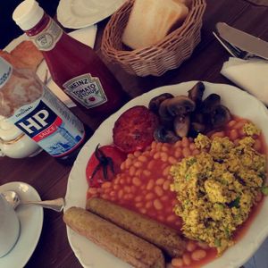 english breakfast at Cafe Zuckerl in Bamberg