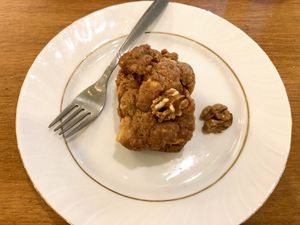 Apple pie  at Biokalma in Mallorca