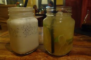 Cold drinks at Zen House in Berlin