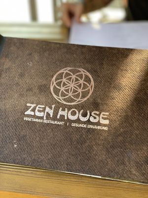 Speisekarte  at Zen House in Berlin