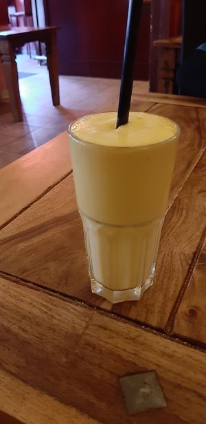 mango lassi! at Zen House in Berlin