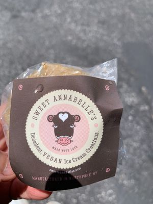 Vegan Annabelle’s Ice Cream Sandwich  at Batata Cafe in Northport
