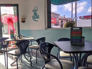Dining area at La Cozumelena in Cozumel