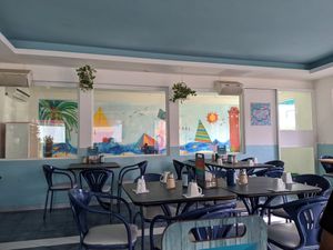 Whole dining area at La Cozumelena in Cozumel