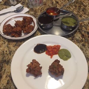 vegetarian appetizer at India Palace in Orlando
