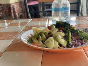 Einfach und lecker  at Vegetarian Eatery & Shop in Prachuap Khiri Khan