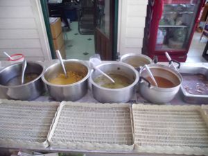 Food offer one more time - not much left because it was just before the closure time. at Vegetarian Eatery & Shop in Prachuap Khiri Khan