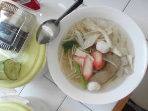 Soup at Vegetarian Eatery & Shop in Prachuap Khiri Khan