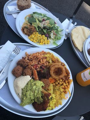 Tried the half buffet 😅 at Hiltl - Sihlpost in Zurich