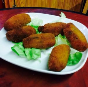 croquetas de boletus at La Alpargata in Madrid