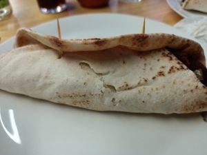 Choriburrito at La Alpargata in Madrid