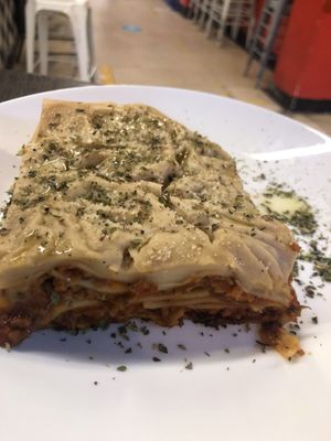 Lasaña  at La Alpargata in Madrid