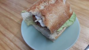 Mini sandwich at La Alpargata in Madrid