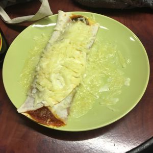 chimichanga at La Alpargata in Madrid