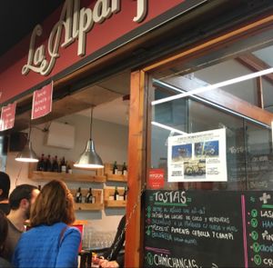 stall at La Alpargata in Madrid