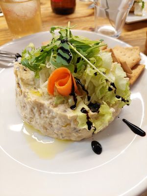 Olivier salad at La Alpargata in Madrid