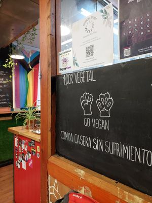 View from our table at La Alpargata in Madrid