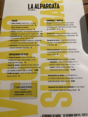   at La Alpargata in Madrid