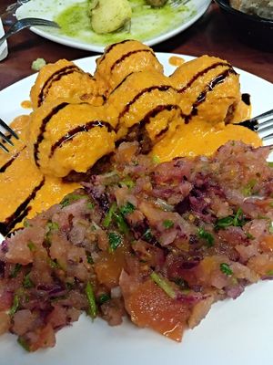 Millet meatballs at La Alpargata in Madrid