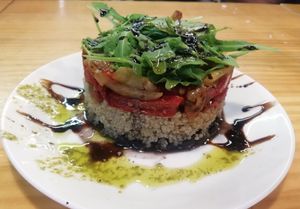 timbal de quinoa at La Alpargata in Madrid