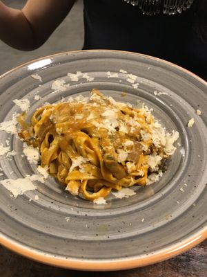 Amazing pasta at MADENITALY in Copenhagen