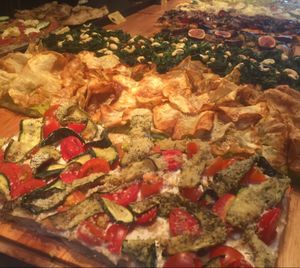 vegan pizzas at MADENITALY in Copenhagen