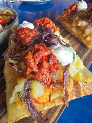 Pizza at MADENITALY in Copenhagen