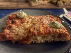 This!! Holy moly, I almost died and went to heaven — delicious! Eggplant, cashew cream and Parmesan.   at MADENITALY in Copenhagen