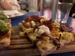 Potato and spicy jack fruit (not really spice at all, but so flavourfull)! Super filling too!   at MADENITALY in Copenhagen