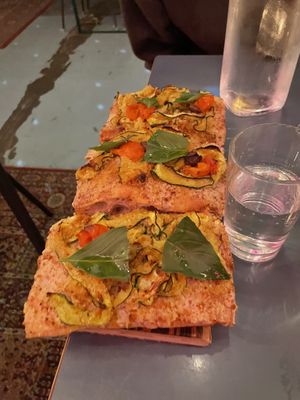 Zucchini Pizza  at MADENITALY in Copenhagen