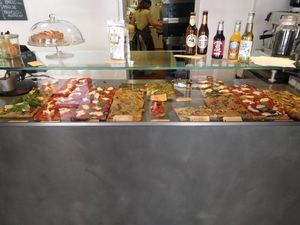 Display case at MADENITALY in Copenhagen