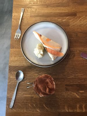 Tiramisu and carrot cake  at MADENITALY in Copenhagen