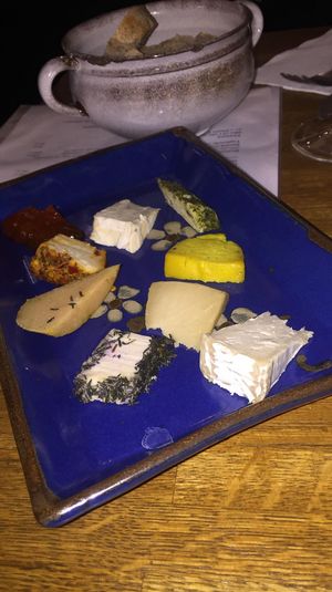 Their different cheeses at MADENITALY in Copenhagen