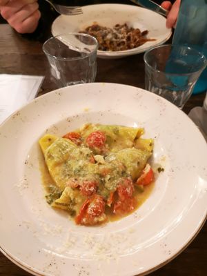 Fresh pasta at MADENITALY in Copenhagen