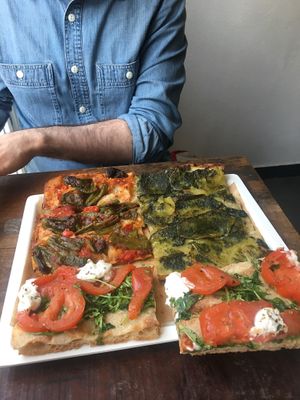 Pizza al taglii at MADENITALY in Copenhagen