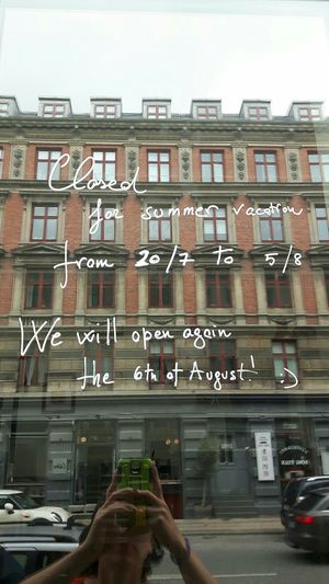 opens again on the 6th August 19 at MADENITALY in Copenhagen