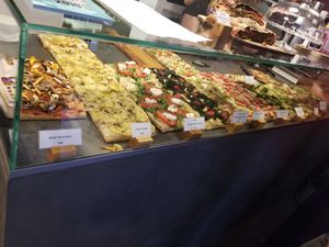 The pizzas at MADENITALY in Copenhagen