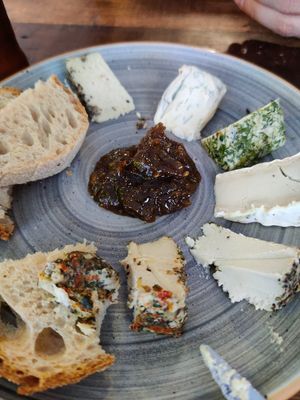 Cheeseplatter. at MADENITALY in Copenhagen