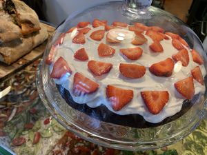 Delicious cake at MADENITALY in Copenhagen